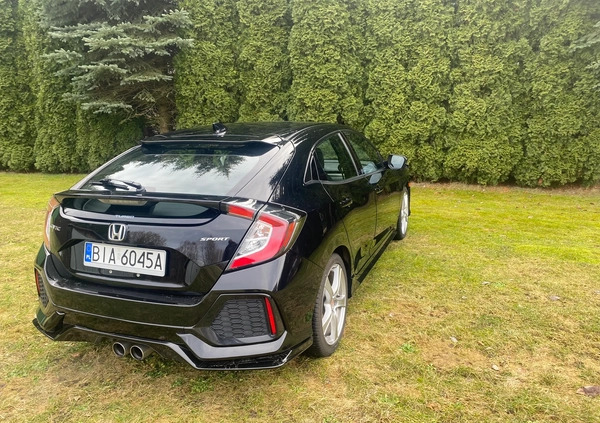 Honda Civic cena 58500 przebieg: 161131, rok produkcji 2017 z Białystok małe 46